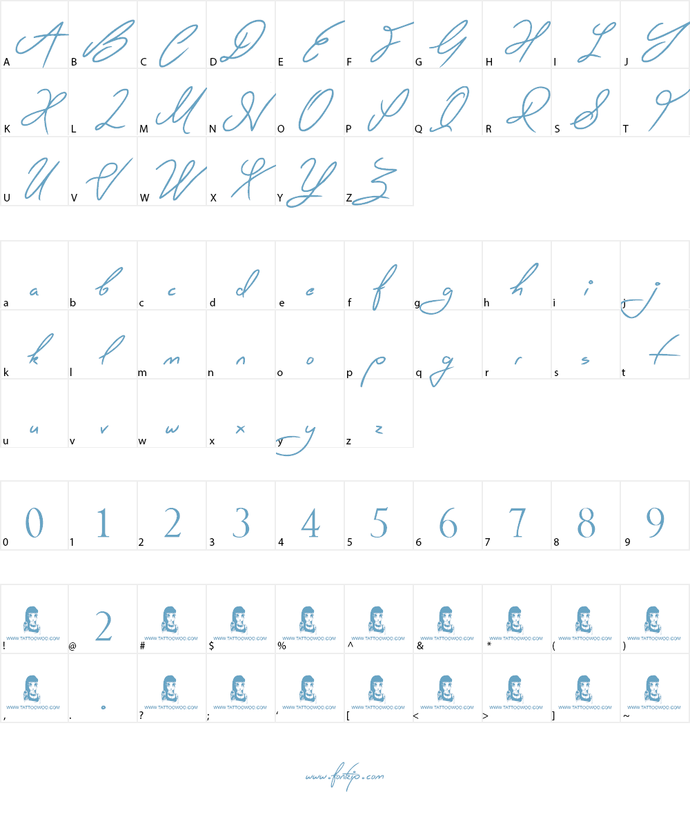Ring Master Font Character